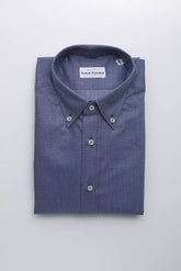 Robert Friedman Blue Cotton Mens Shirt
